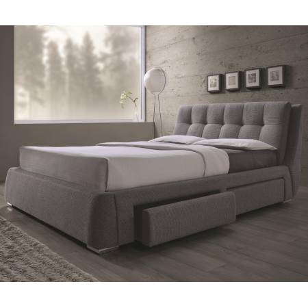 Fenbrook King Upholstered Bed with Storage Drawers